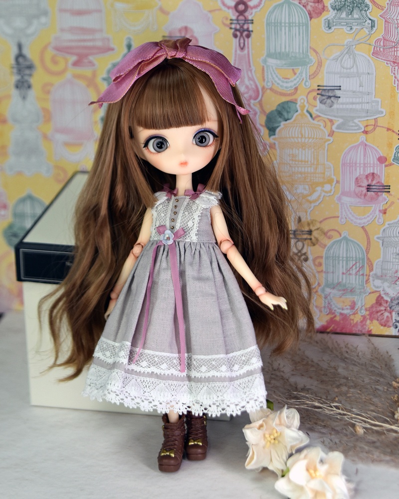 リネンのドレスセット③　ハルモニアブルーム harmonia bloom 着用可能お洋服ハンドメイド品 