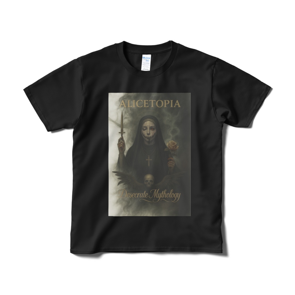 【バックプリント無し】T-shirt “ Desecrate Mythology”