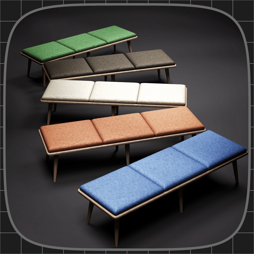 【ワールド向け】ベンチ・腰掛け椅子