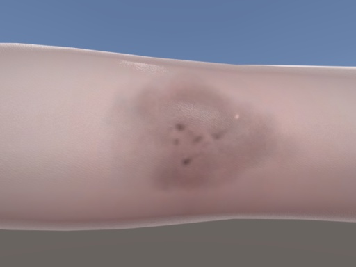 VRChat向け 注射痕・痣テクスチャ 全アバター対応 汎用