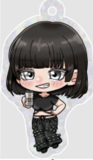 SERA 21th Anniversary Acrylic Charm -Glitter Edition #1