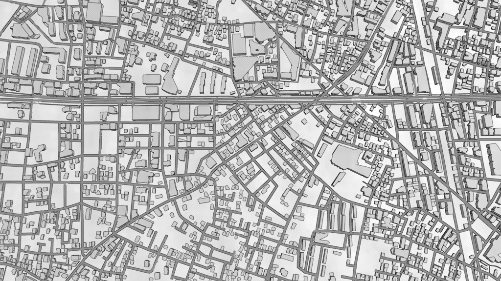 都会のビル群【クリスタ用素材】【3D】