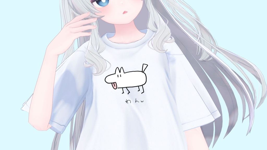 Tシャツ イラスト[足が棒のいきものたち]