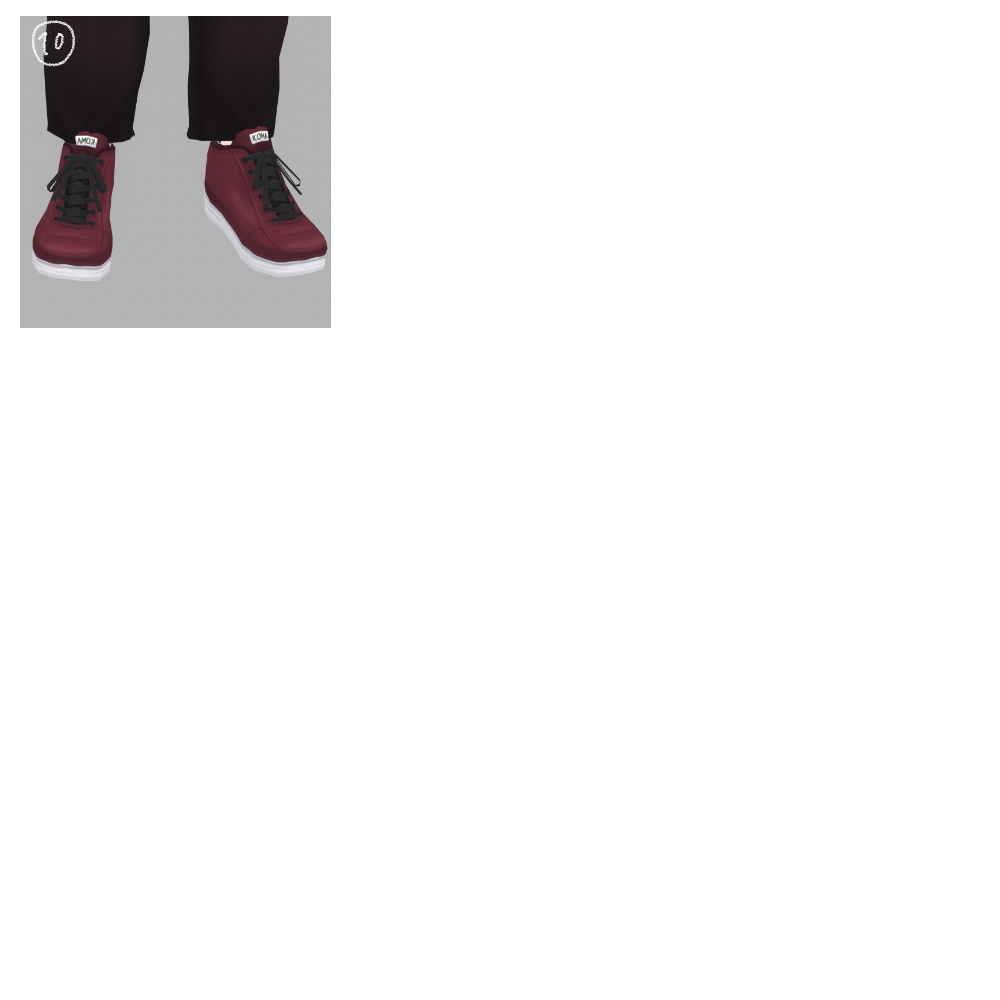 【無償版あり】VRoidこまこ家のシューズクローゼット(現在10足)