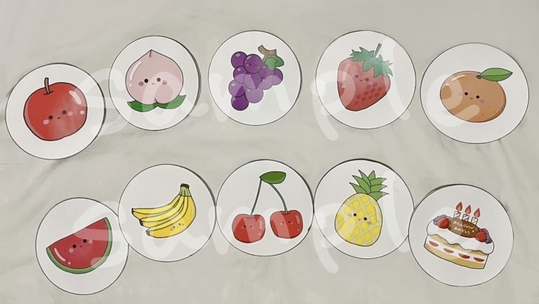 現役保育士が作るくだものシルエットクイズ!!【ペープサート】