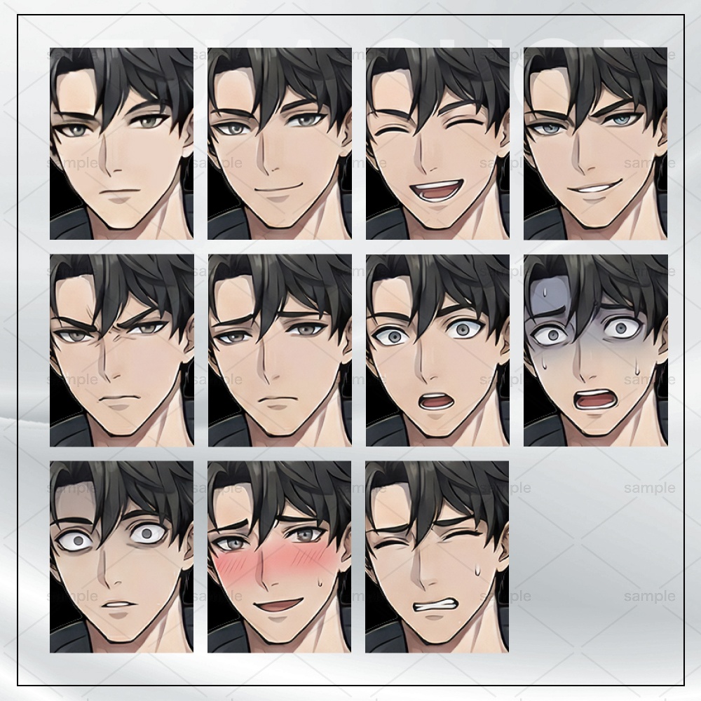 【汎用】男性/衣装5種★TRPG用立ち絵素材(無料版あり)