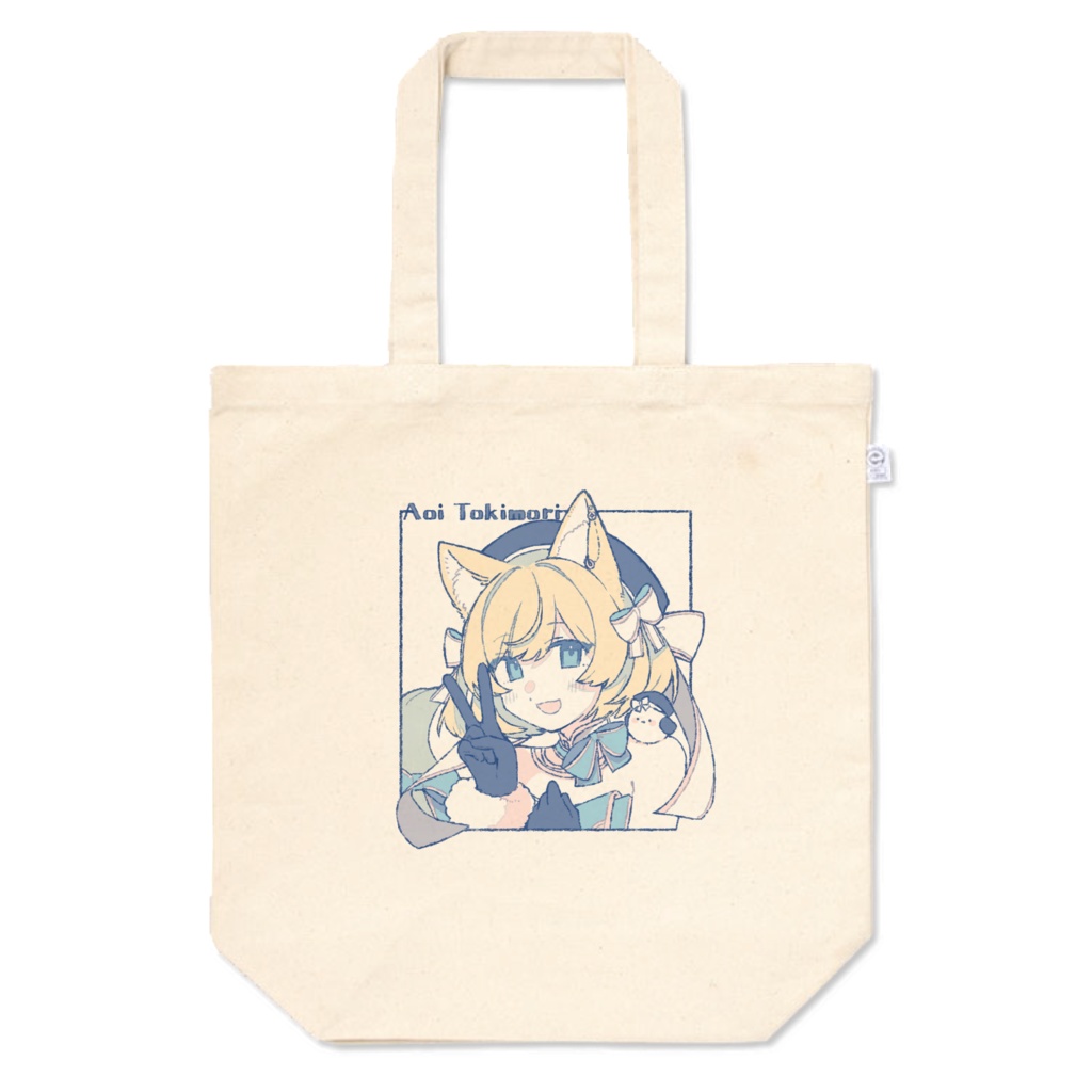 【4th Anniversary】Aoi Peace Sign Tote Bag/【4周年記念】Vサイントートバッグ