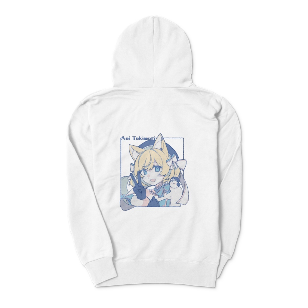 【4th Anniversary】Aoi Peace Sign Hoodie／【4周年記念】Vサインパーカー