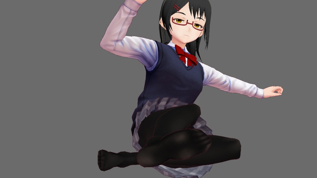 ベータ版VRoid用黒タイツ