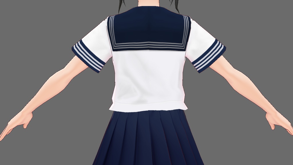 ベータ版VRoid用セーラー服