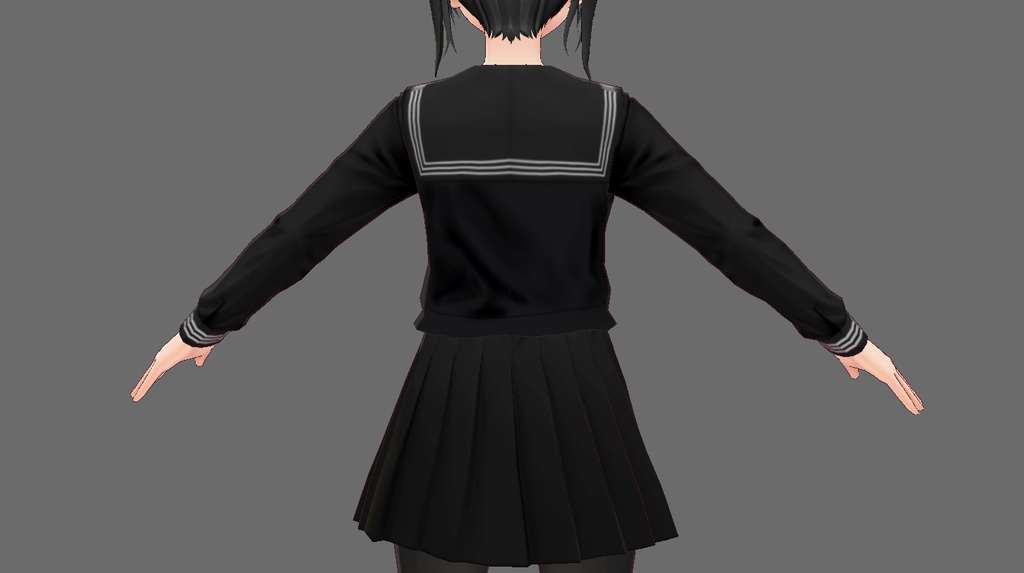 ベータ版VRoid用セーラー服