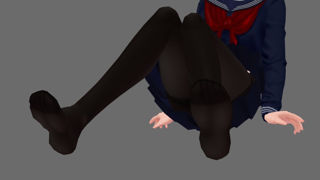 【ベータ版VRoid用】新黒タイツ