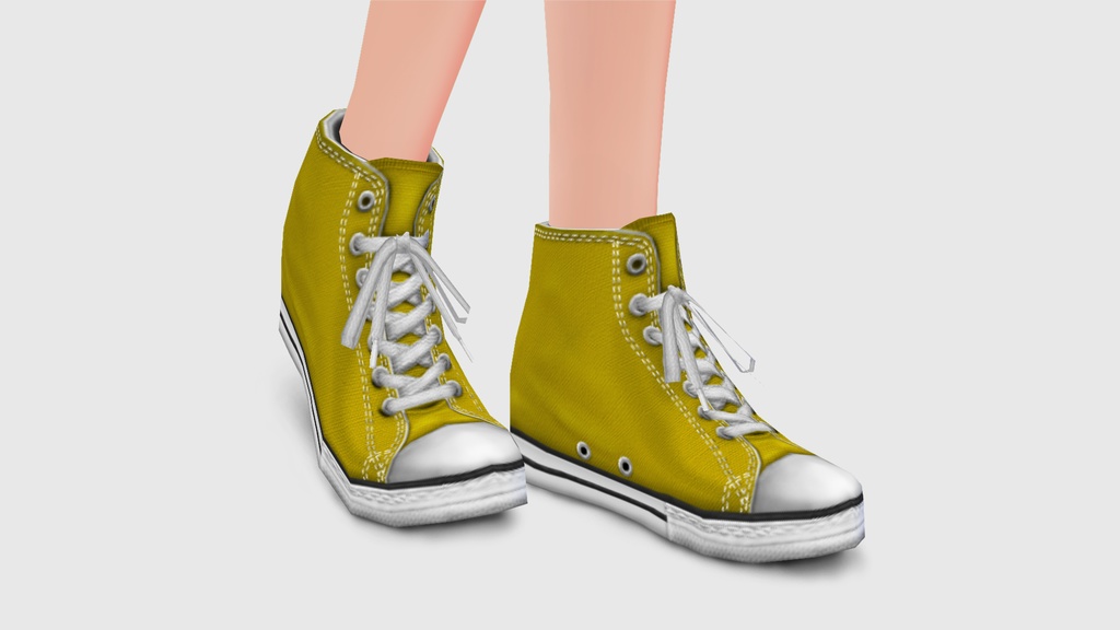 【ベータ版VRoid用】ハイカットスニーカーVol.1