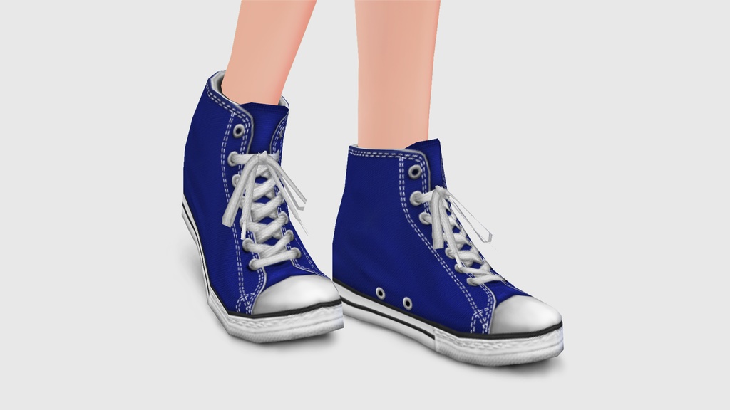 【ベータ版VRoid用】ハイカットスニーカーVol.1