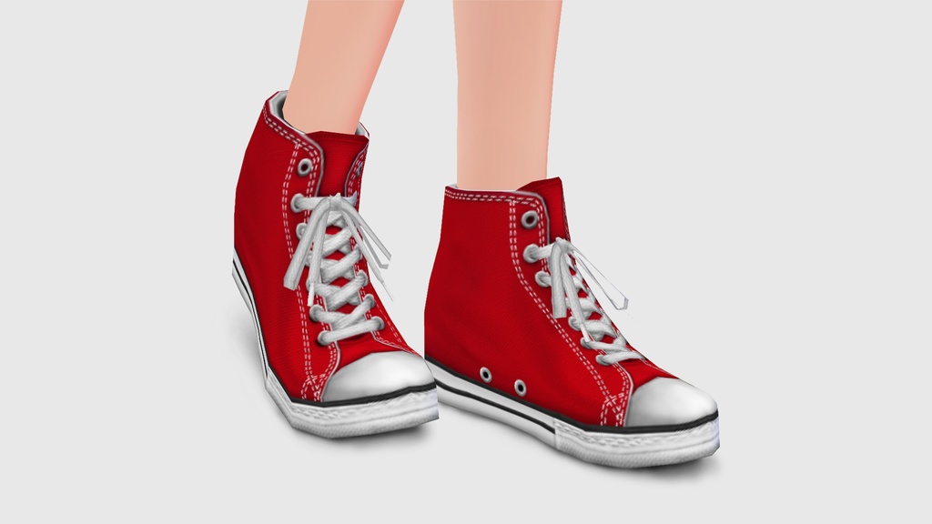 【ベータ版VRoid用】ハイカットスニーカーVol.1