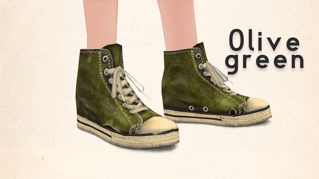 【ベータ版VRoid用】ヴィンテージスニーカーVol.1