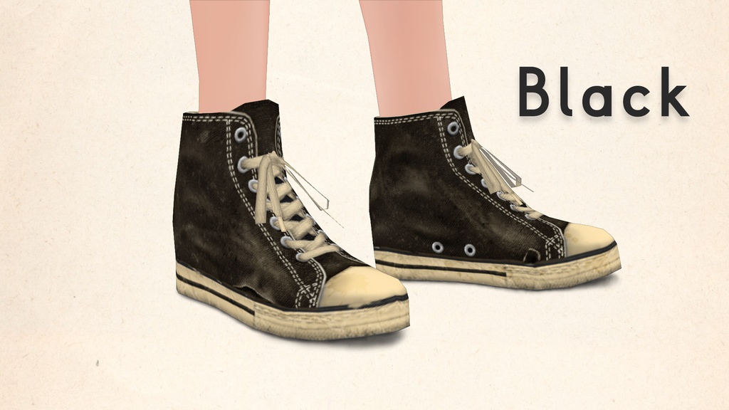 【ベータ版VRoid用】ヴィンテージスニーカーVol.1