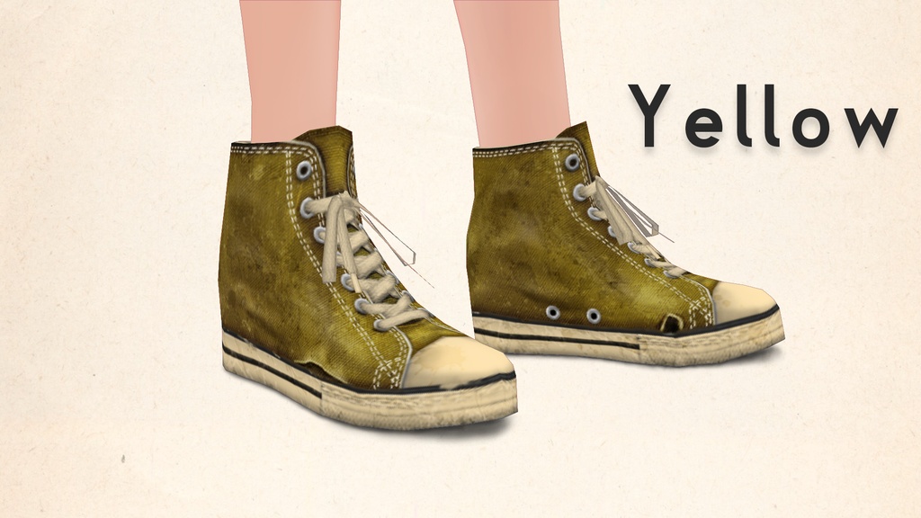 【ベータ版VRoid用】ヴィンテージスニーカーVol.1