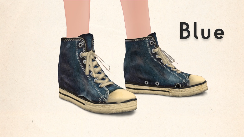 【ベータ版VRoid用】ヴィンテージスニーカーVol.1