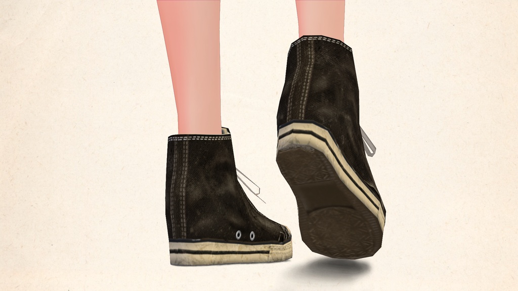 【ベータ版VRoid用】ヴィンテージスニーカーVol.1