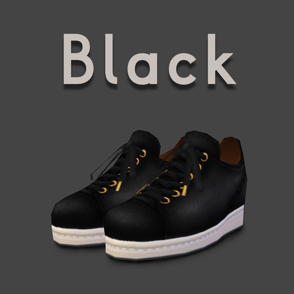 【ベータ版VRoid用】カジュアルシューズ