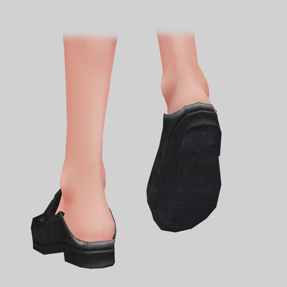 【ベータ版VRoid用】ローファー&ボロボロローファー