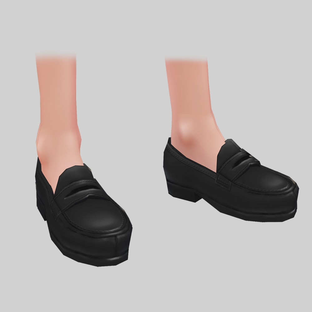 【ベータ版VRoid用】ローファー&ボロボロローファー