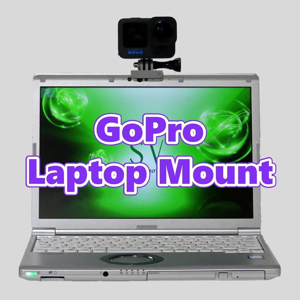 ノートPC用GoProマウント