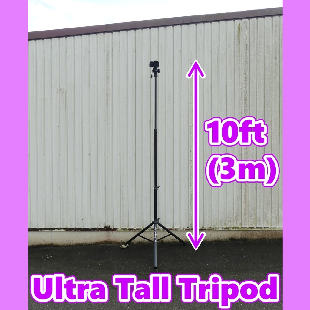 高さ３ｍのカメラ三脚 自作キット