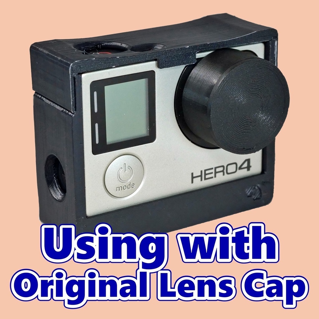 GoPro HERO 3/4 ネイキッドフレーム(GoProマウント、カメラ三脚、マグネティッククイックマウント対応)