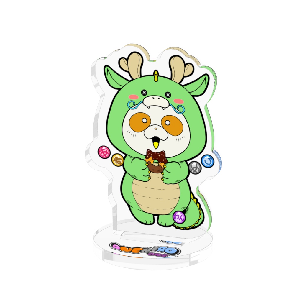 【anemero+one】ネスティアアクリルスタンド 竜の着ぐるみver.