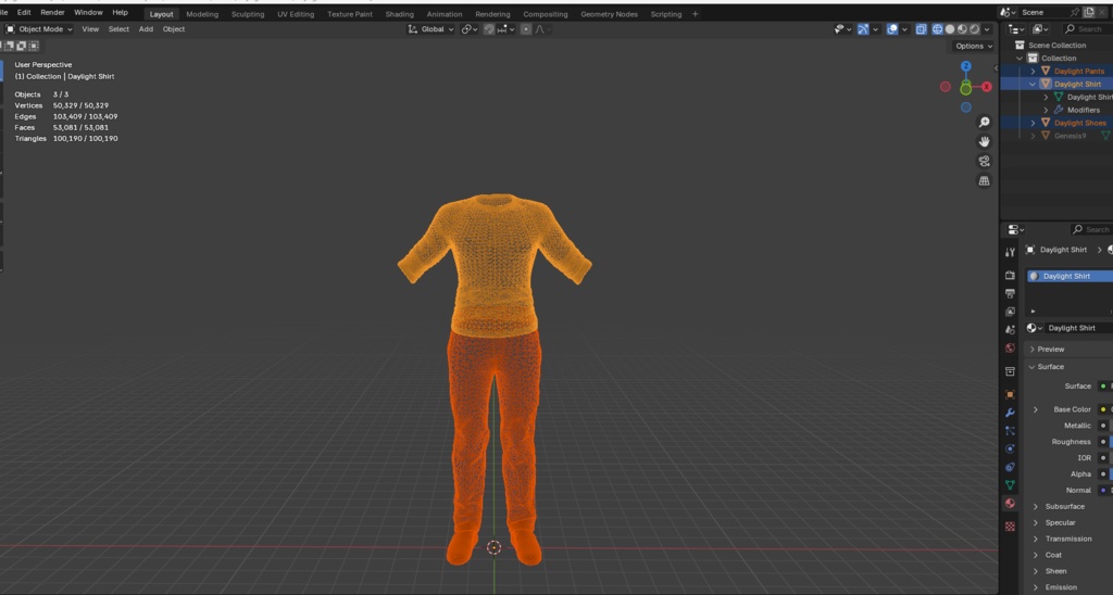Daylight Outfit for Genesis 9 Male