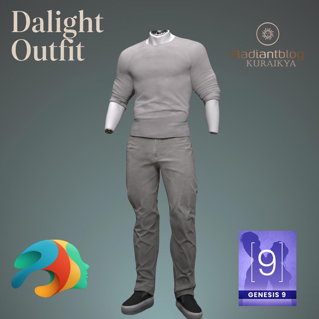 Daylight Outfit for Genesis 9 Male