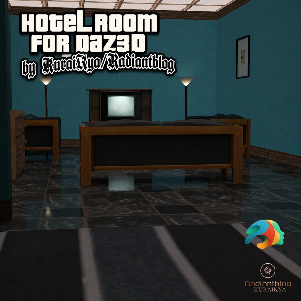 Hotel Room for Daz3D