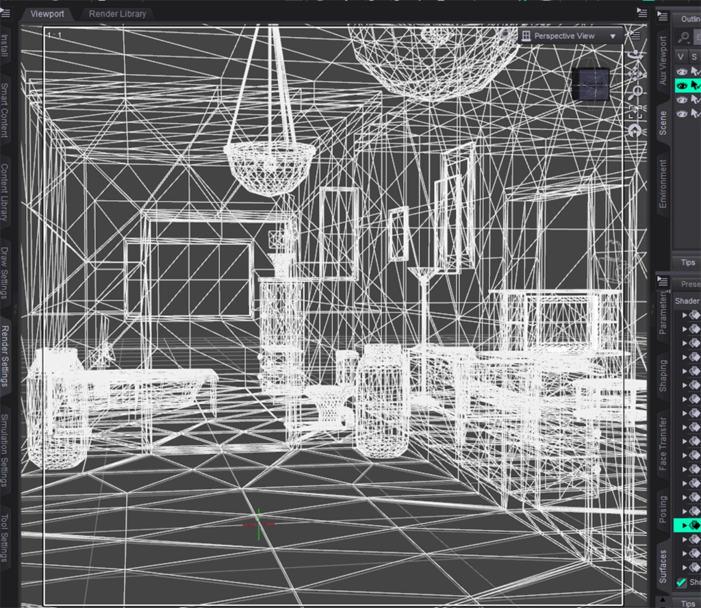 Hotel Room for Daz3D