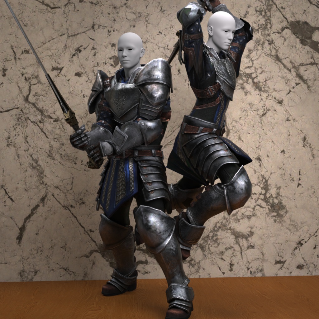 Tainted Warrior Outfit for Genesis 9