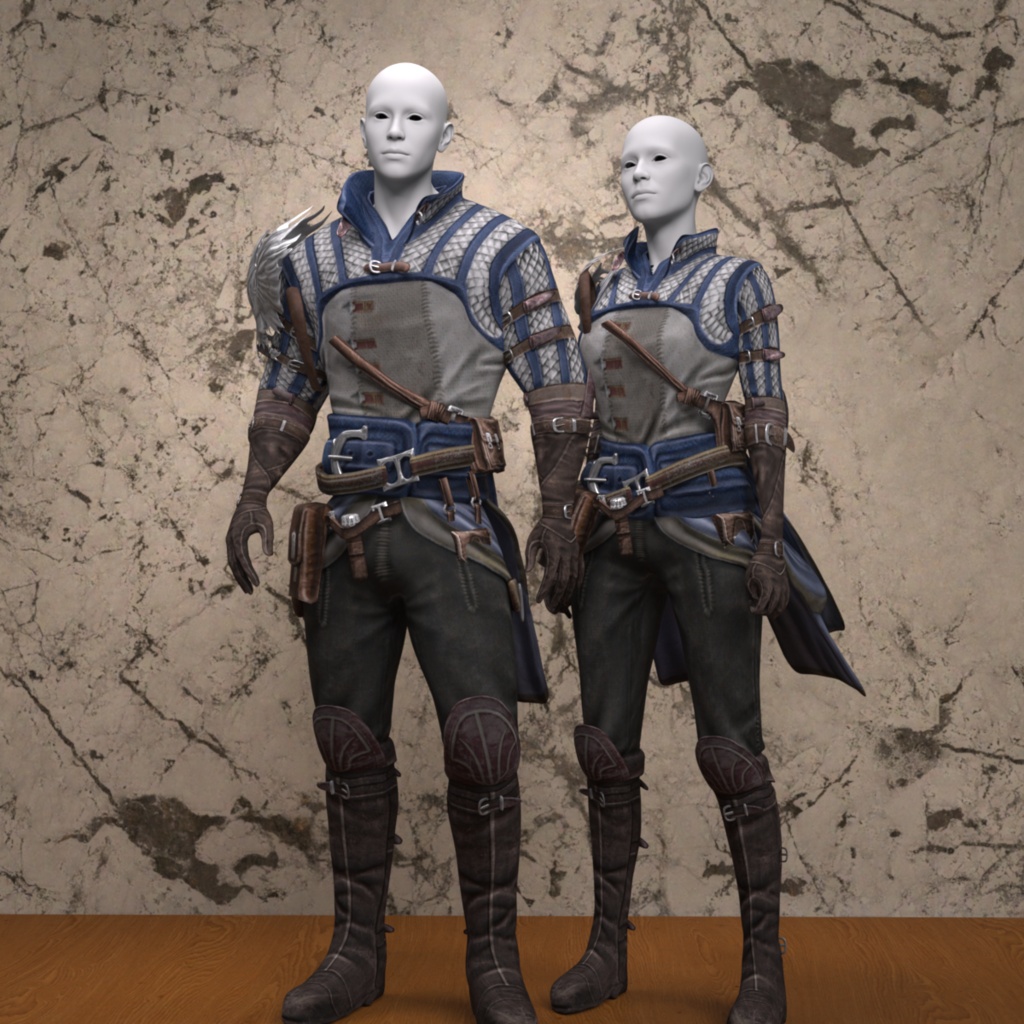 Tarnished Uniforms for Genesis 9