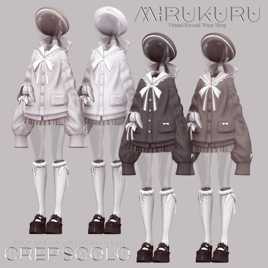 ✧・゚•.MIRUKURU.+:。:✧ - CREPSCOLO - クレプスコーロ🤍