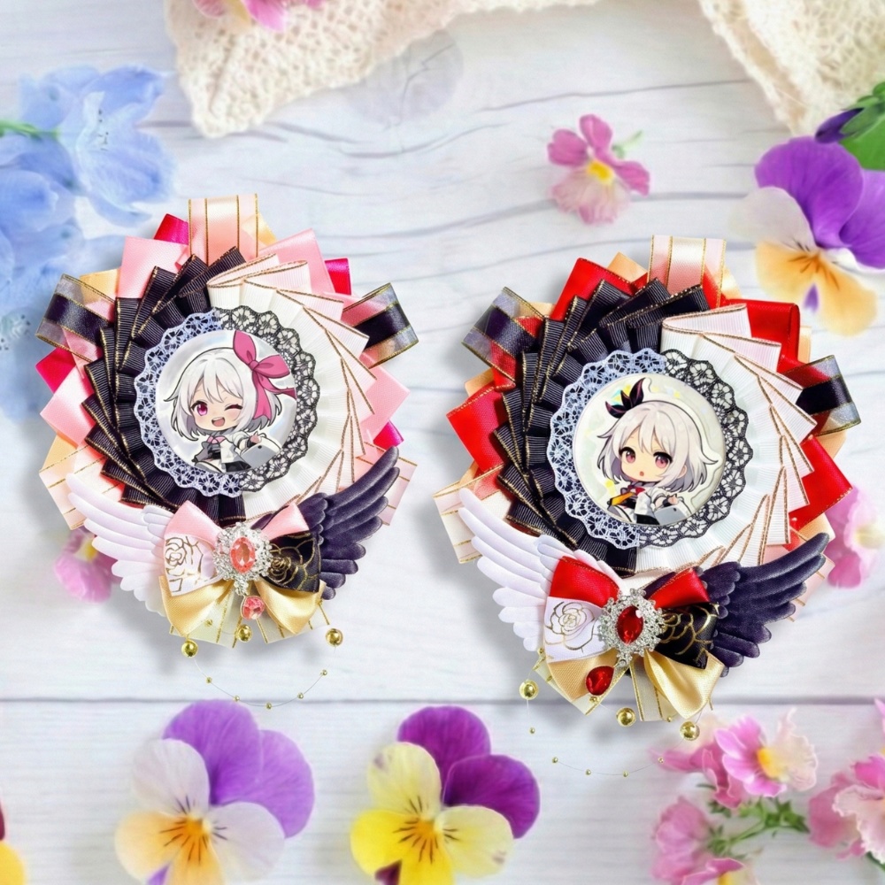 ロゼット/バイカラー/Bicolor Rosette