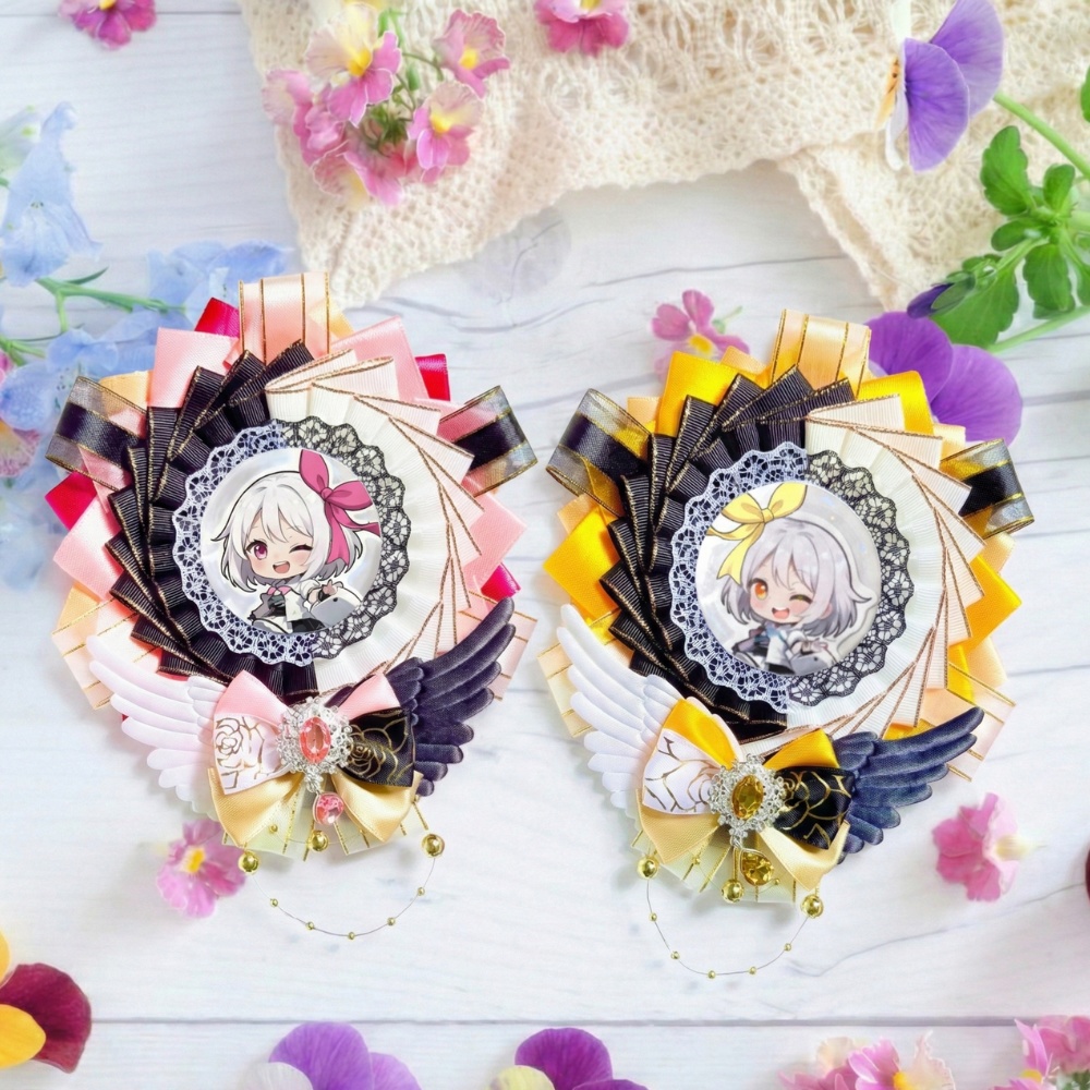 ロゼット/バイカラー/Bicolor Rosette