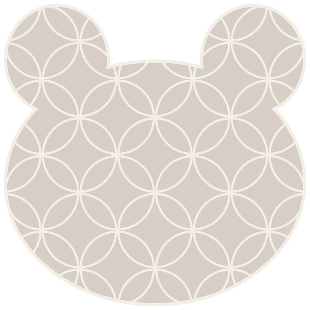 七宝くま PNG素材|和モダン背景デザイン