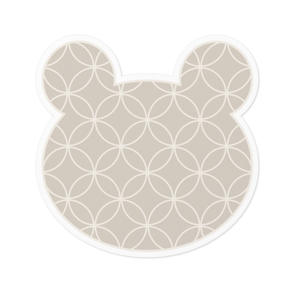 七宝くま ステッカー