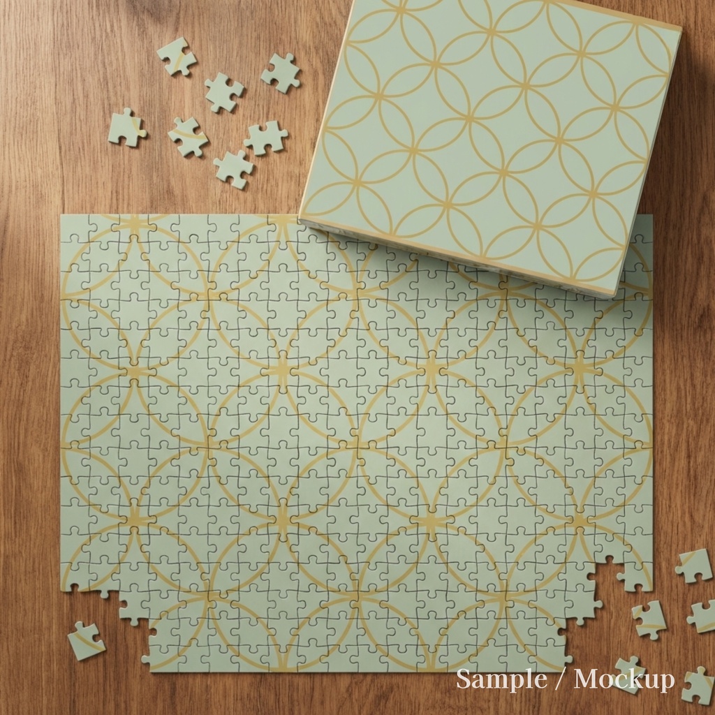 七宝模様 シームレスパターン 5色セット(パステル)