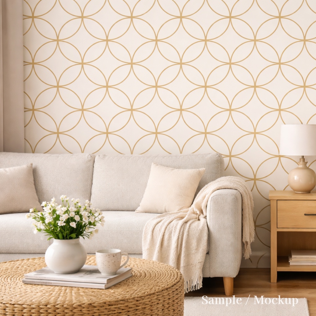 七宝模様 シームレスパターン 5色セット(パステル)