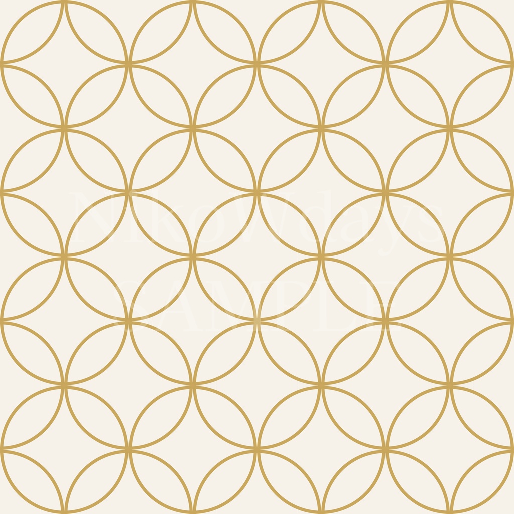 七宝模様 シームレスパターン 5色セット(パステル)