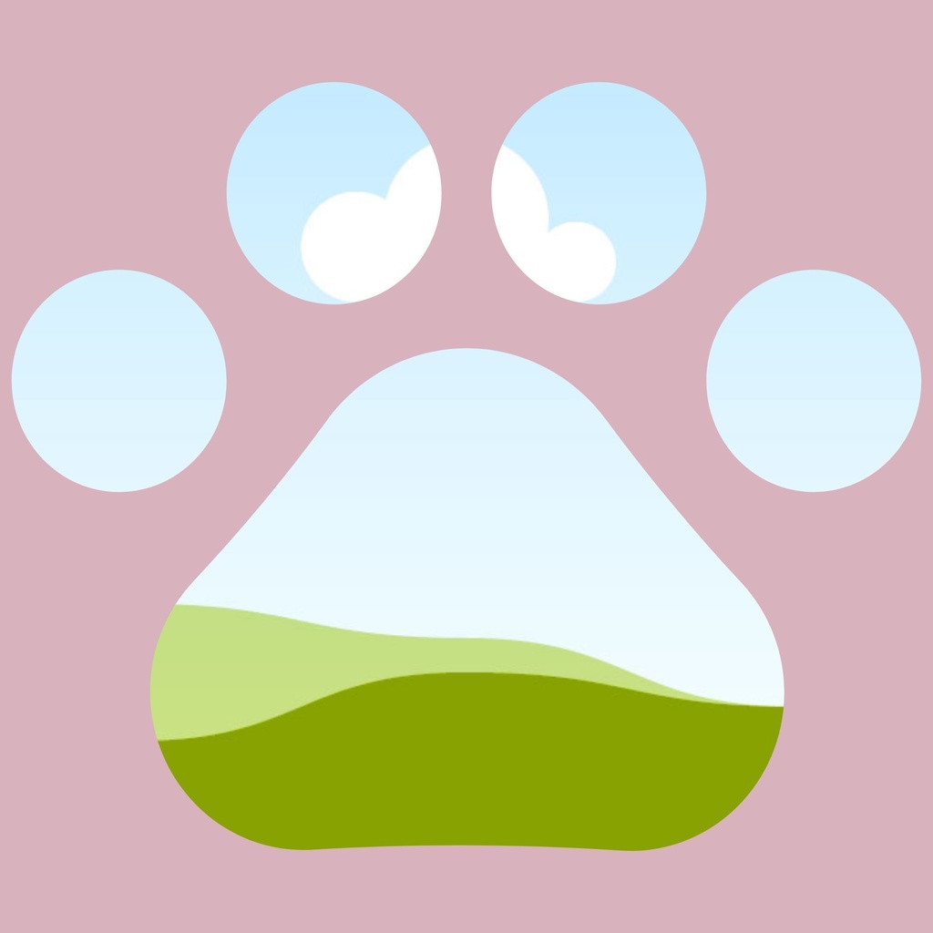 【PDF】Canvaで使える 肉球フレームテンプレート|はめこみ簡単・サイズ変更OK