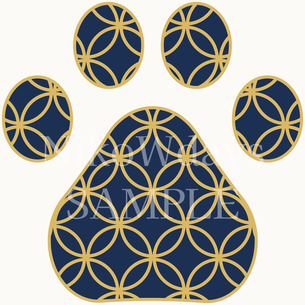 七宝にくきゅう PNG素材|4000×4000px|商用利用OK