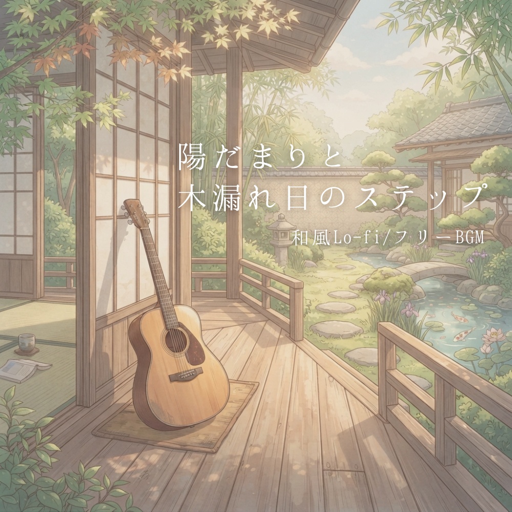 【和風Lo-fi】陽だまりと、木漏れ日のステップ - 配信用・作業用フリーBGM(商用利用可)
