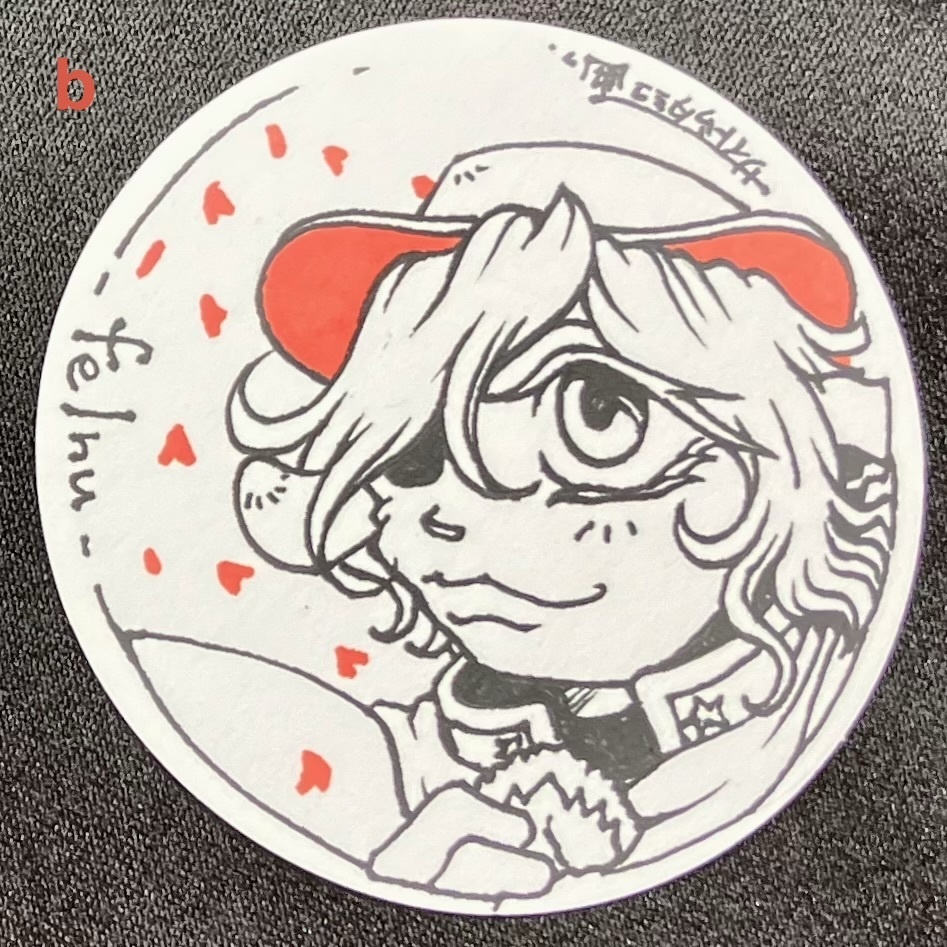 原画ゲリラ★〈コースター/豆色紙〉