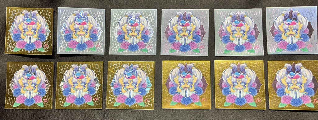 【風流？！SP】紫陽花(アジサイ)★カイ〈金型箔押しSP〉〈アジサイ/シルバーウェーブ〉